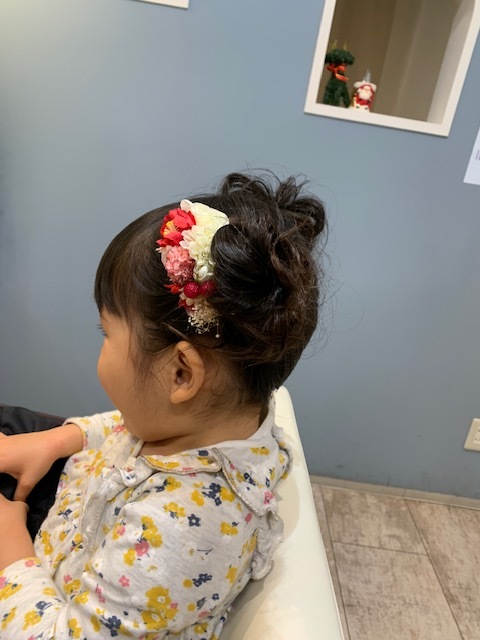 七五三のヘアセット