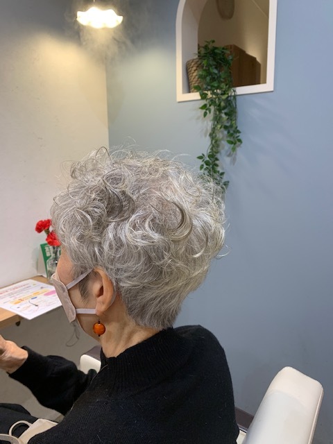 お出かけ前のヘアセット